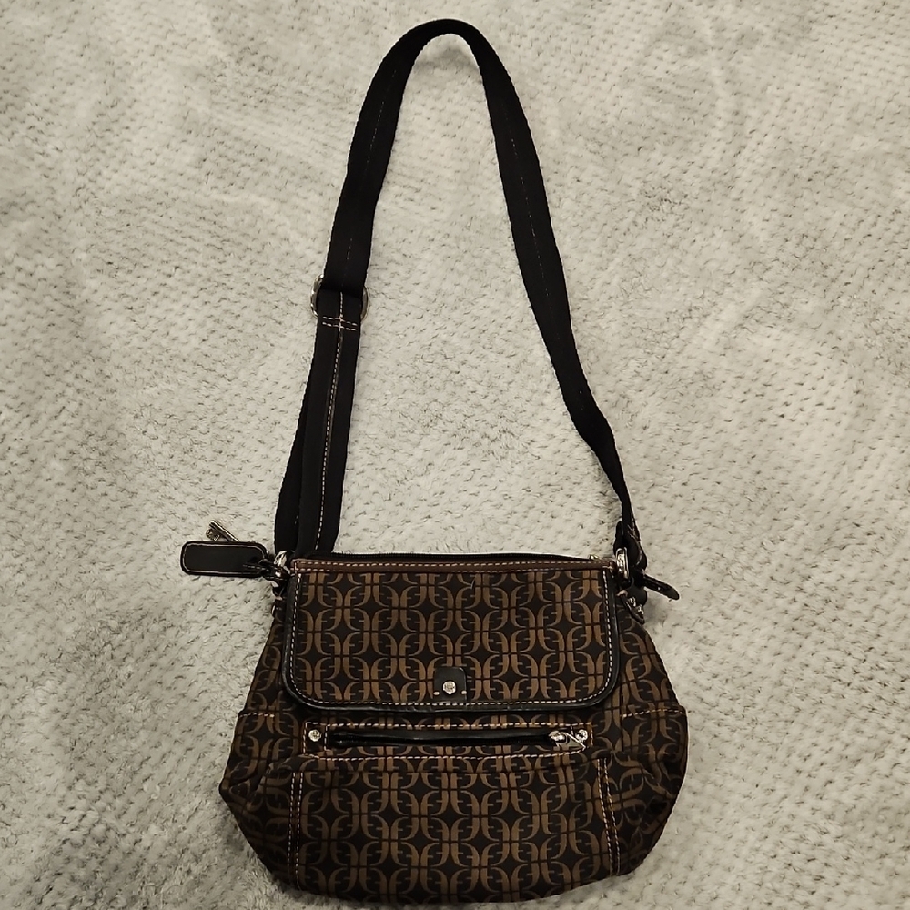Fossil Brown Crossbody Bag with Elegant Design